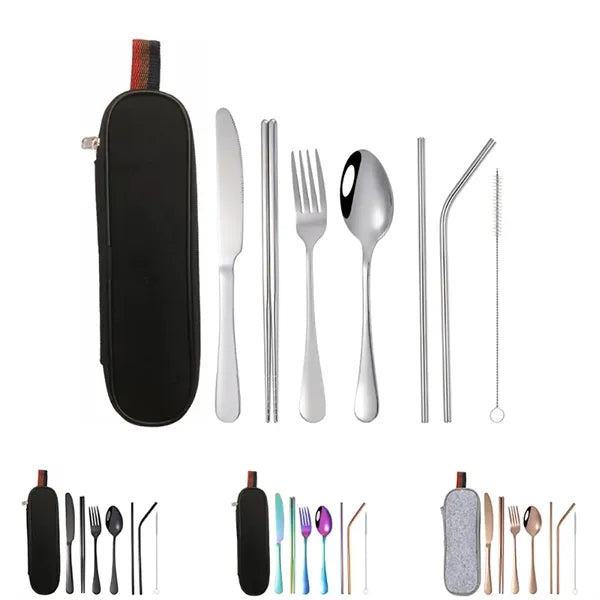 StainlessSteel Cutlery SetIn Pouch