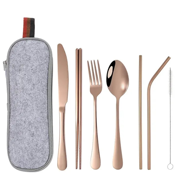 StainlessSteel Cutlery SetIn Pouch