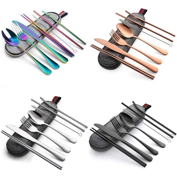 StainlessSteel Cutlery SetIn Pouch