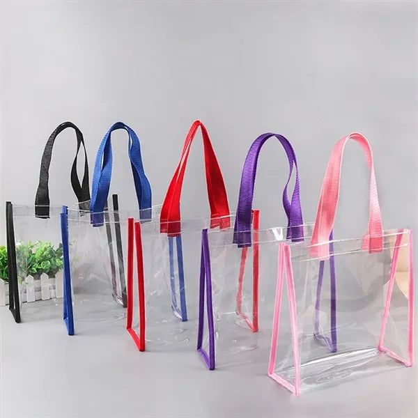 Clear Path PVC Stadium Tote Bag