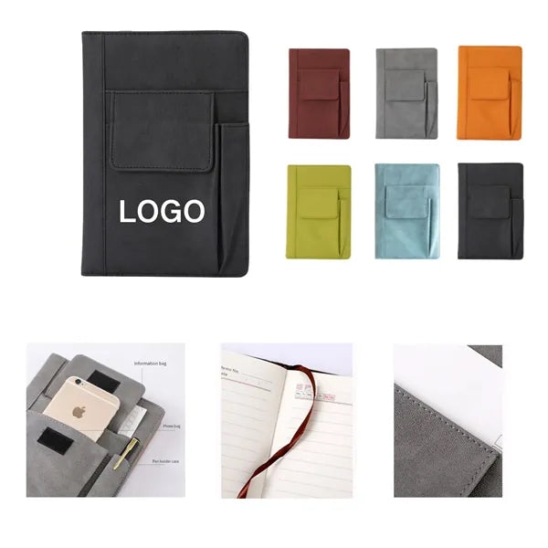 Multi pocket notebook, business multifunctional notebook