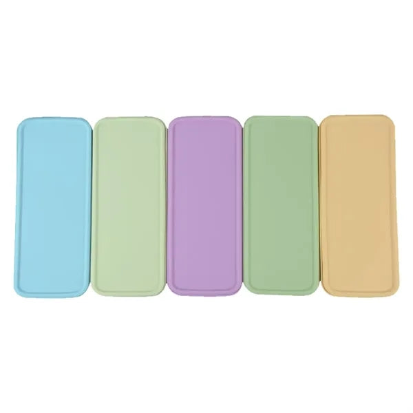 Square 12-Cell Silicone Ice Cube Tray with Lids