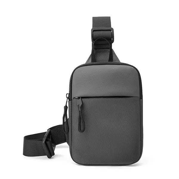 Crossbody Sling Bag with Cushioned Back and Premium Zippers