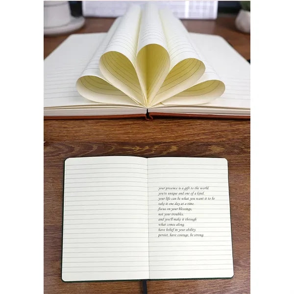 Eco A5 Coffee Grounds Notebook with Buckle Latch