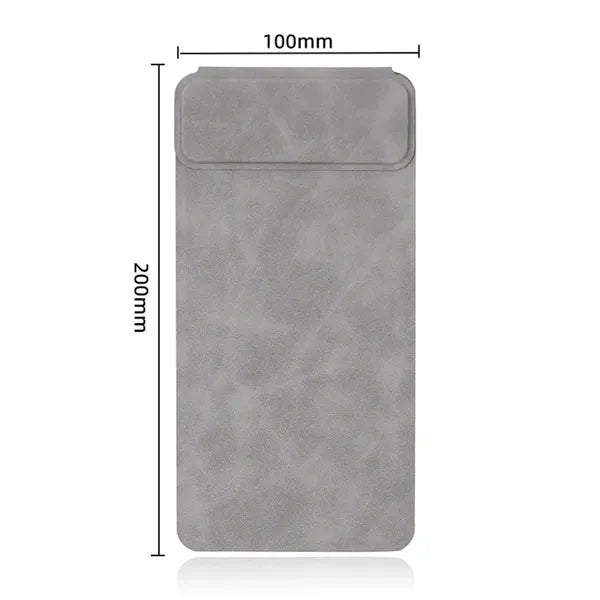 Magnetic leather menu folder