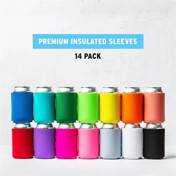 Blank Beer Can Coolers Sleeves