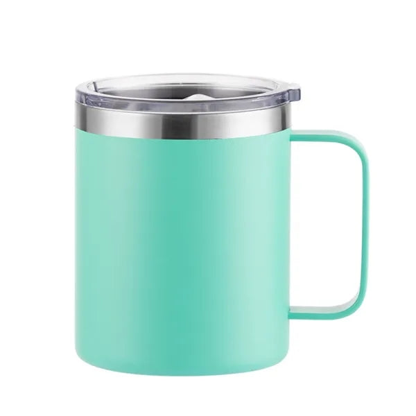 12oz Stainless Steel Portable Handle Mug