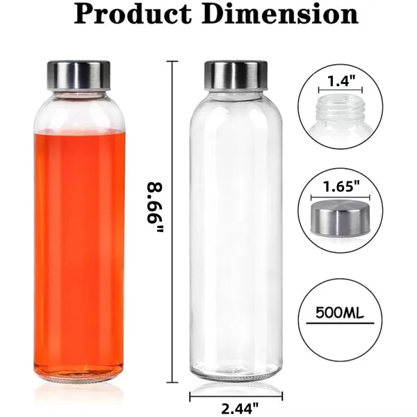 17oz Glass Drinking Cup