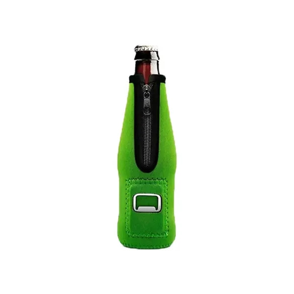 Neoprene Beer Bottle Sleeve With Opener