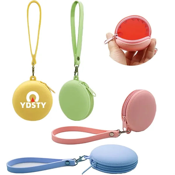 Coin Shell Round Silicone Purse