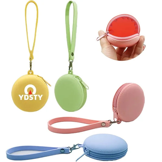 Coin Shell Round Silicone Purse