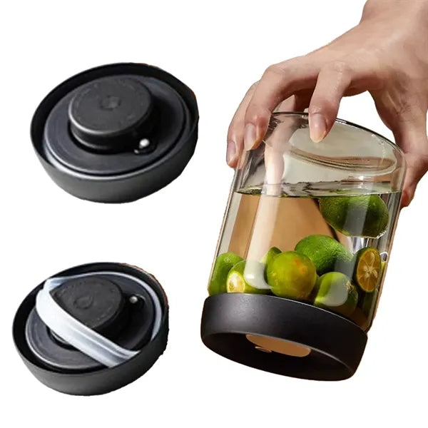 60.8oz Vacuum-Sealed Airtight Coffee Storage Jar