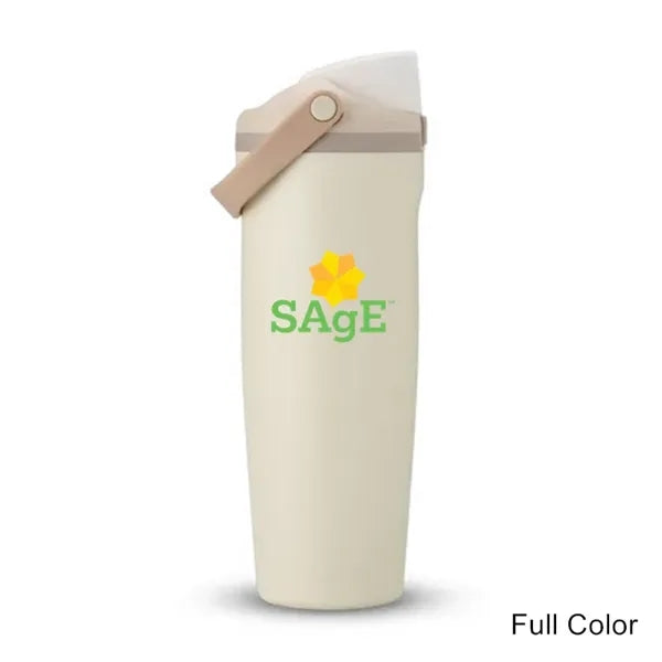 30 oz Double-Sip Insulated Stainless Steel Handle Tumbler