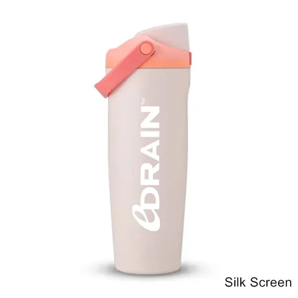 30 oz Double-Sip Insulated Stainless Steel Handle Tumbler