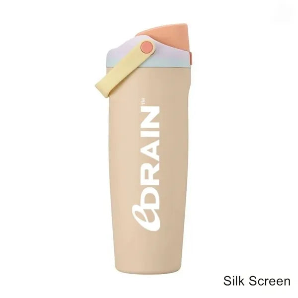 30 oz Double-Sip Insulated Stainless Steel Handle Tumbler