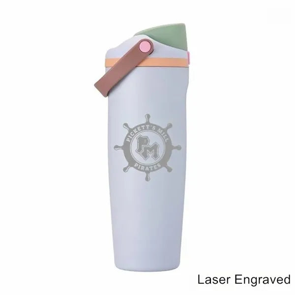 30 oz Double-Sip Insulated Stainless Steel Handle Tumbler