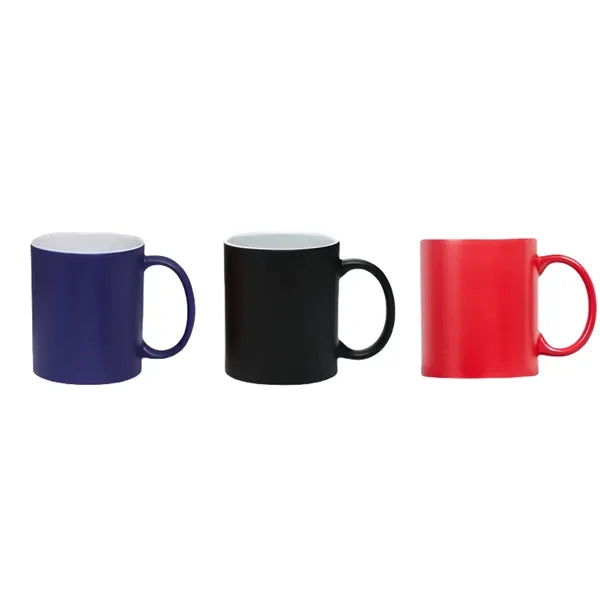 11oz Heat Sensitive Color Changing Mug With Logo