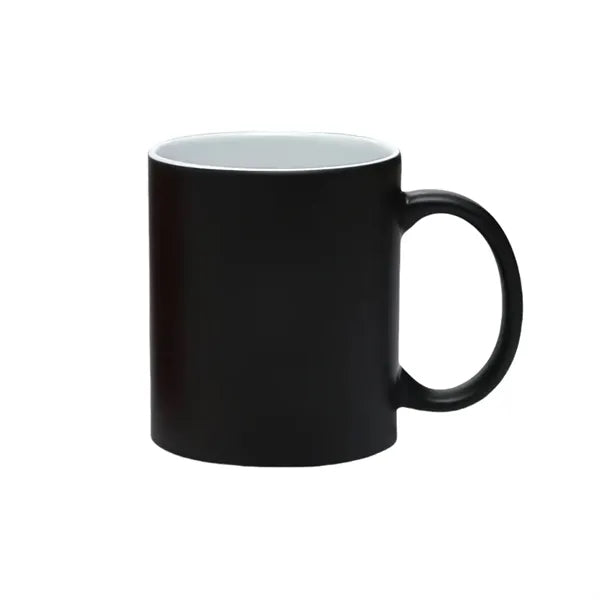 11oz Heat Sensitive Color Changing Mug With Logo