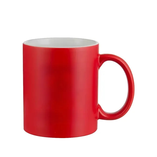 11oz Heat Sensitive Color Changing Mug With Logo