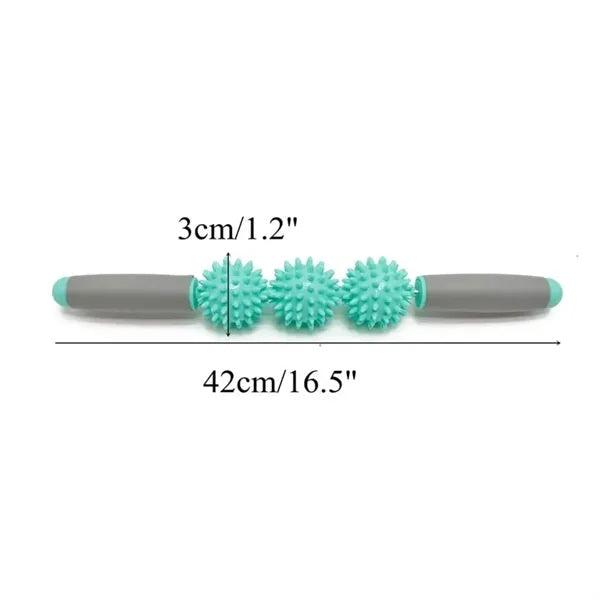 Spiked Massage Roller Stick for Muscle Relief