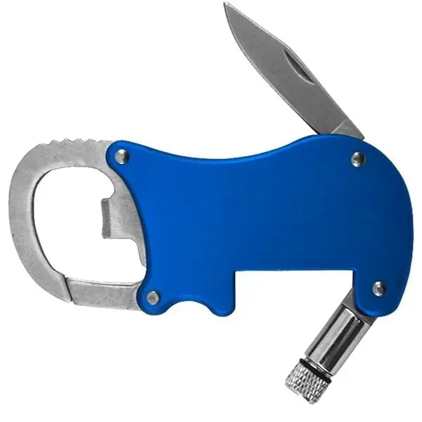 Bottle Opener Carabiner With Flashlight