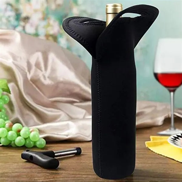Insulated Neoprene Wine Bottle Carrier Sleeve