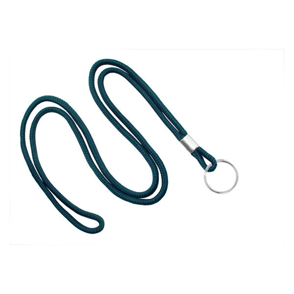 1/8" Blank Round Braid Lanyard (Split Ring)