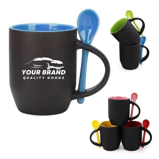 12oz Coffee Mugs Ceramic Dull Polished Color Changing Cups