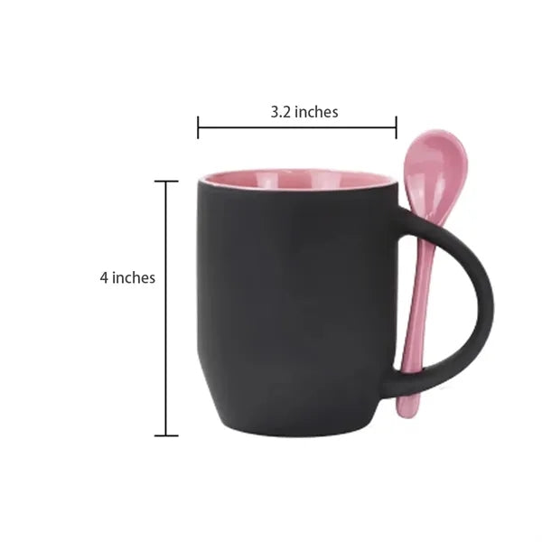12oz Coffee Mugs Ceramic Dull Polished Color Changing Cups