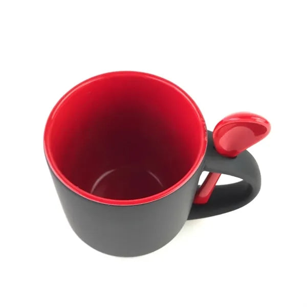 12oz Coffee Mugs Ceramic Dull Polished Color Changing Cups