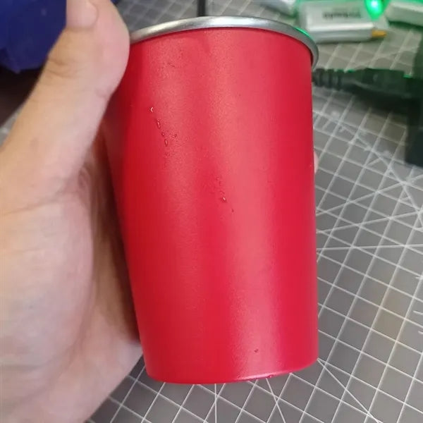 10oz Stainless Steel Cups Stackable Lightweight Metal Mugs