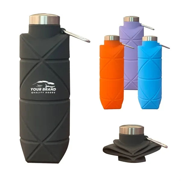 Portable Collapsible Water Foldable Silicone Bottles