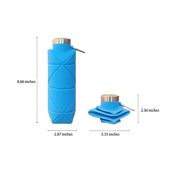Portable Collapsible Water Foldable Silicone Bottles