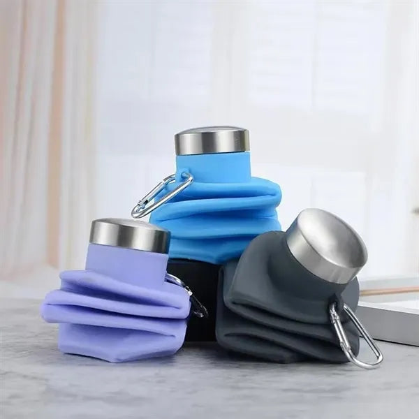 Portable Collapsible Water Foldable Silicone Bottles
