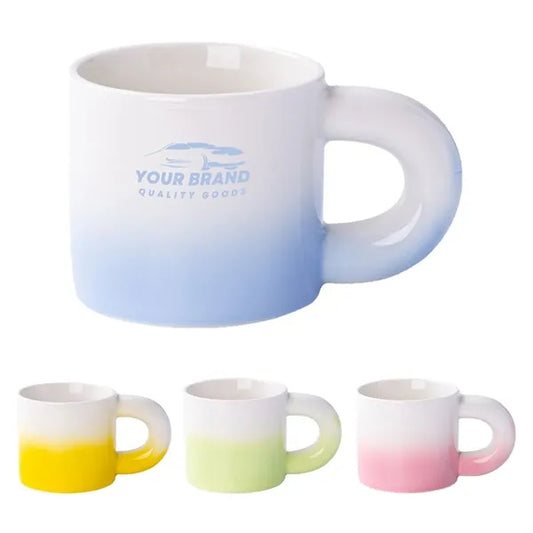 13.5oz Gradient Ceramic Mugs Home Office Coffee Milk Cups