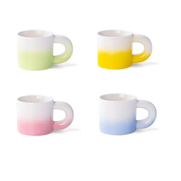 13.5oz Gradient Ceramic Mugs Home Office Coffee Milk Cups