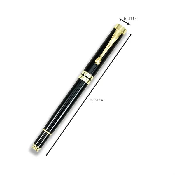 1 PC Metal Ballpoint Pen Gold Clip Roller Office Supplies