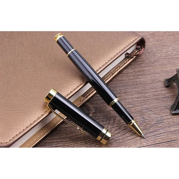 1 PC Metal Ballpoint Pen Gold Clip Roller Office Supplies