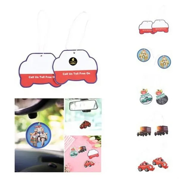 Premium Custom Air Fresheners - 3"x3" Multi-Scenario Odor El