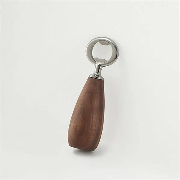 Kitchen Bar Home Restaurant Wood Handle Handheld Beer Opener