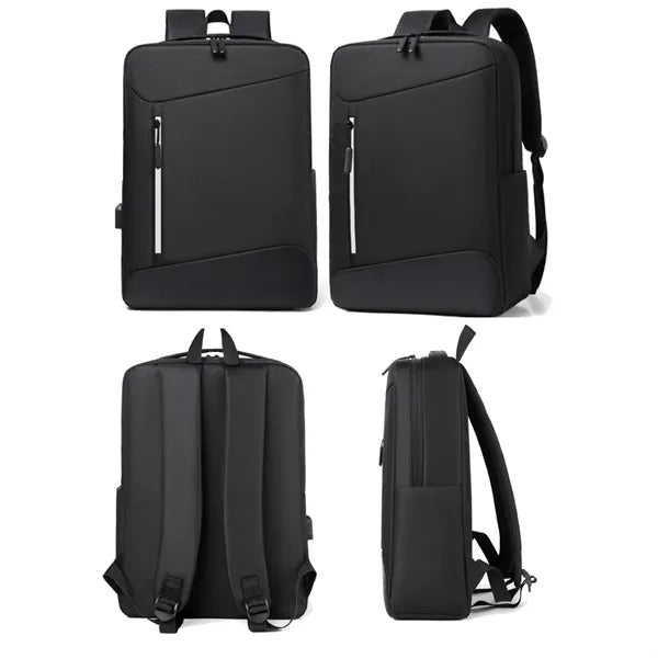 15L Leisure Business USB Charging Port Computer Bag Backpack