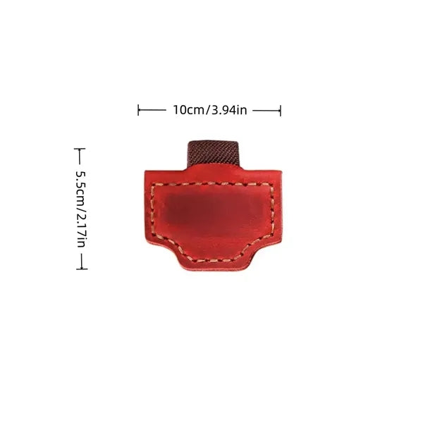 Magnetic Leather Bookmark Pen Holder