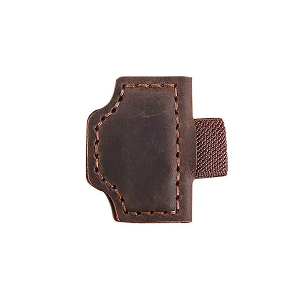 Magnetic Leather Bookmark Pen Holder