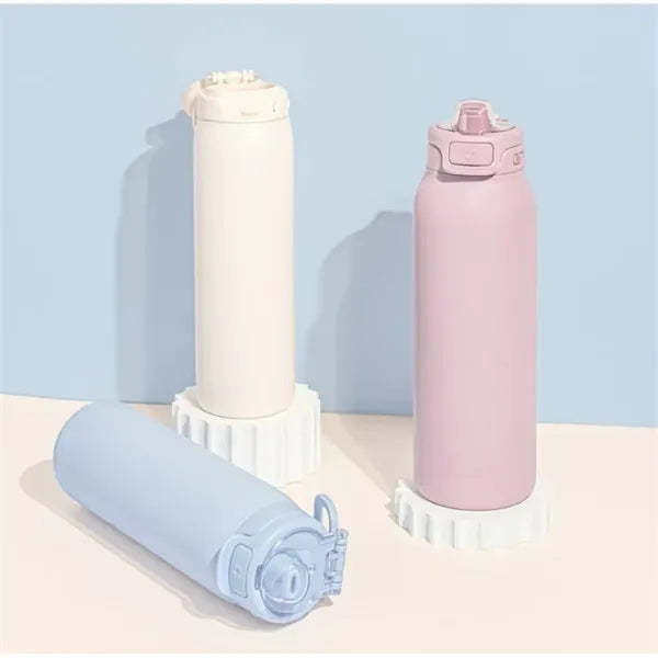 Ello Pop & Fill Stainless Steel 950ml Water Bottle