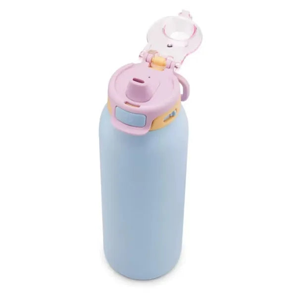 Ello Pop & Fill Stainless Steel 600ml Water Bottle