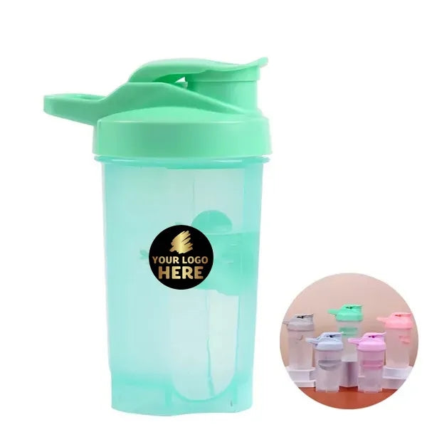 Large Capacity Portable Protein Shaker Bottle with Measureme
