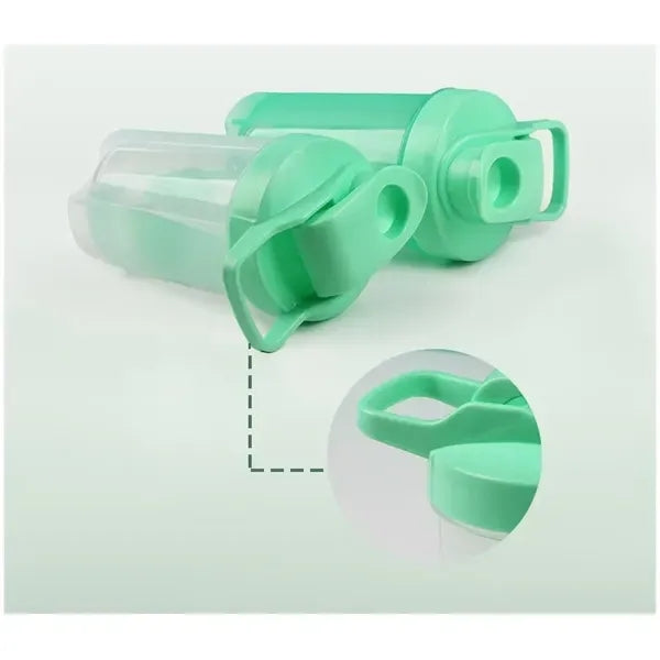 Large Capacity Portable Protein Shaker Bottle with Measureme