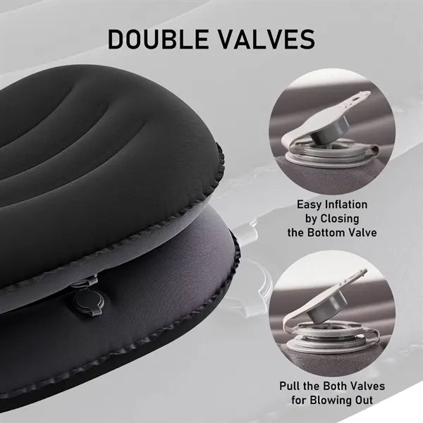 Logo Inflatable Travel Pillow, Camping Gift