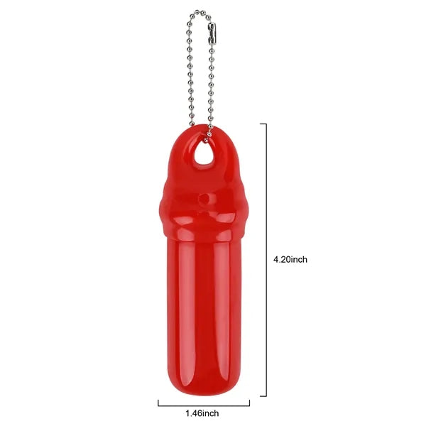 Floating Keytainer With Beaded Ball Chain