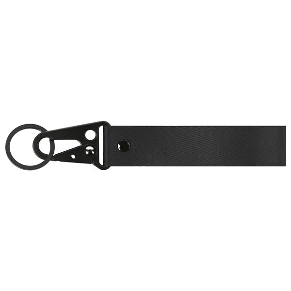 Nylon Wrist Motorcycle Keychain With Black Eagle Mouth Buckl